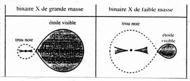 Syst�me �toile-trou noir en rotation